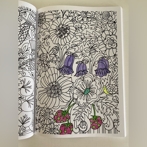 Garden Coloring Book for Adults - Picture 5 of 5